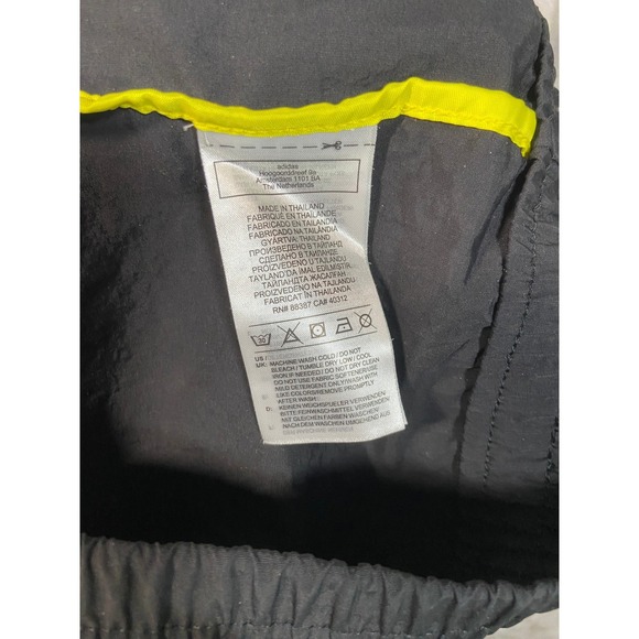 Adidas Originals Shadow Trefoil Jacket Black Yellow Blue Colorblock Logo Men's S - Picture 14 of 15